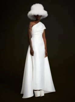 The Alba Maxi Dress In Cream