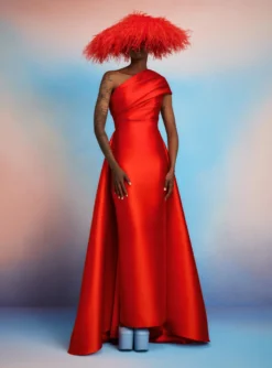 The Alba Maxi Dress In Red