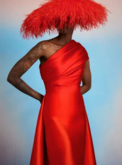 The Alba Maxi Dress In Red -LARA SALES STORE 220714 SolaceLondon SS23 15 044 R1 scaled