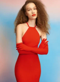 The Lila Maxi Dress In Red -LARA SALES STORE 220715 SolaceLondon SS23 20 088 R1 scaled