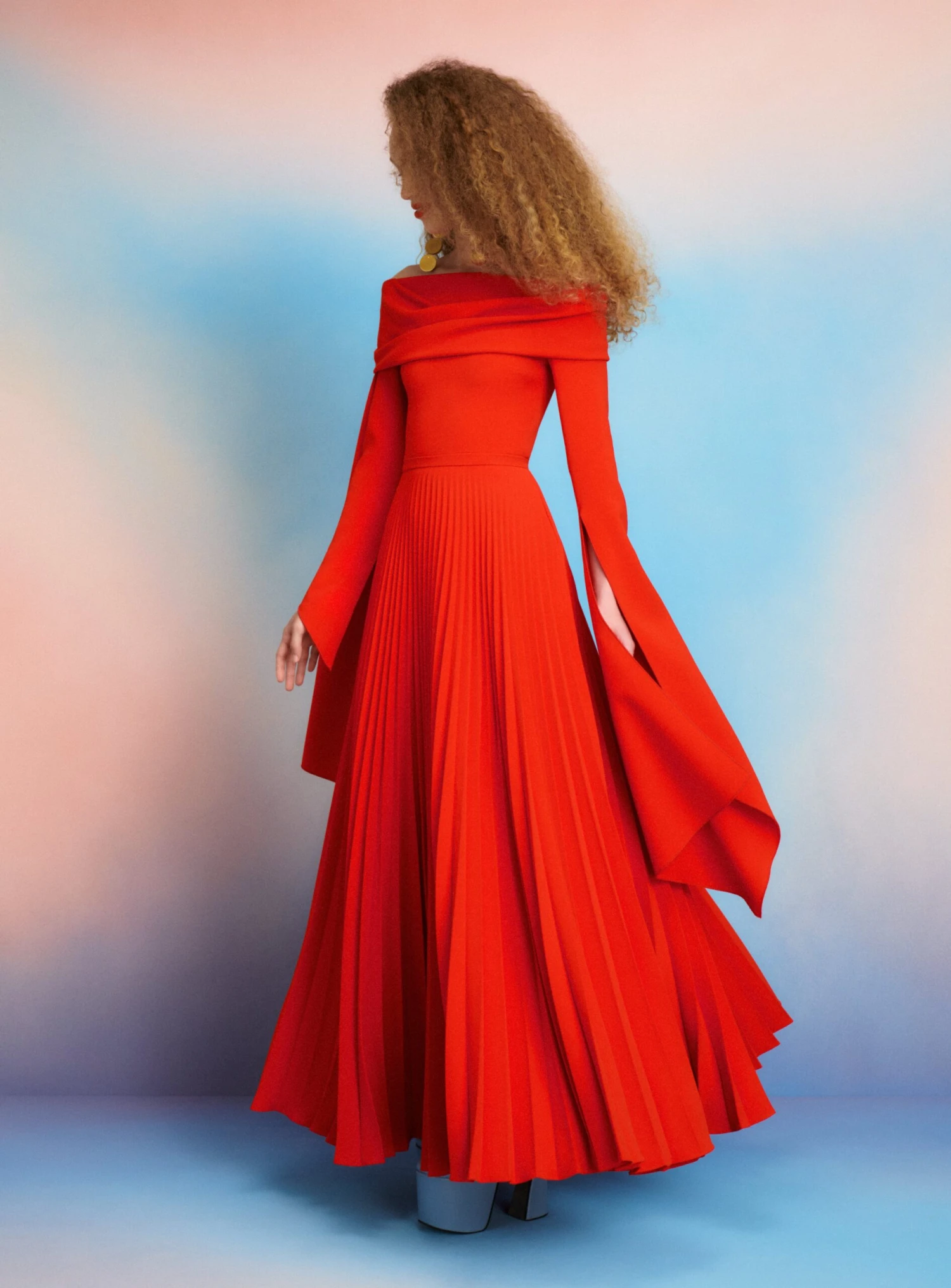 The Henley Skirt In Red 2 The Henley Skirt In Red - Image 2