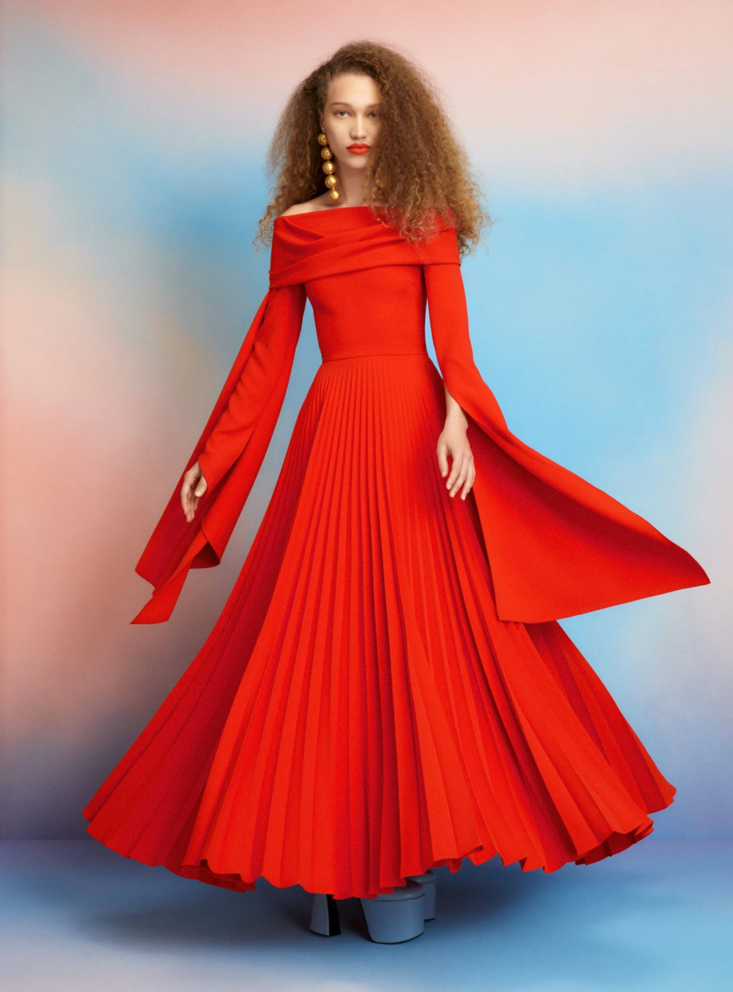 The Henley Skirt In Red 1 The Henley Skirt In Red