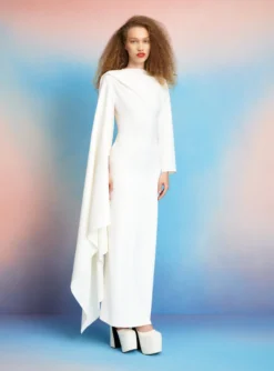 The Lydia Maxi Dress In Cream