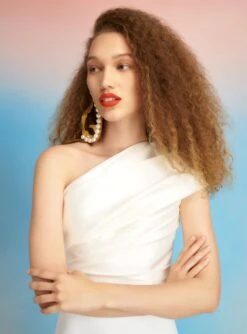 The Selia Maxi Dress In Cream -LARA SALES STORE 220715 SolaceLondon SS23 30 065 R1