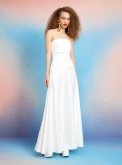 The Ava Maxi Dress In Cream