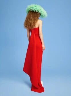 The Harlee Maxi Dress In Red -LARA SALES STORE 220718 SolaceLondon SS23 52 092 R1