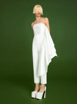 The Arlo Jumpsuit In Cream