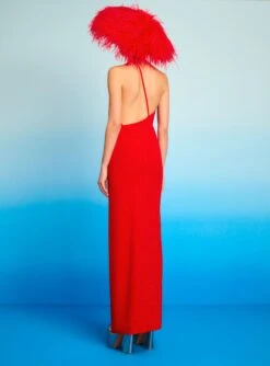The Petch Maxi Dress In Red -LARA SALES STORE 221014 SolaceLondon RS23 03 145 R1