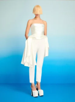 The Terrin Jumpsuit In Cream