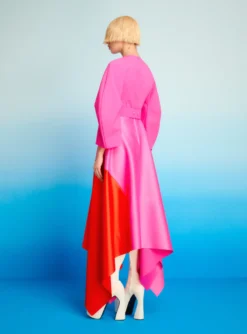 The Quinn Midi Dress In Fuchsia & Orange 9 The Quinn Midi Dress In Fuchsia & Orange -LARA SALES STORE 221014 SolaceLondon RS23 09 213 scaled