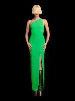 The Petch Maxi Dress In Bright Green