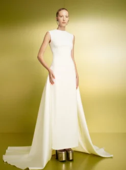 The Flor Maxi Dress In Cream -LARA SALES STORE 221020 SolaceLondon PF23 04 038 R1 scaled