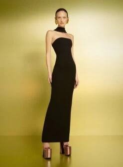 The Amari Maxi Dress In Black