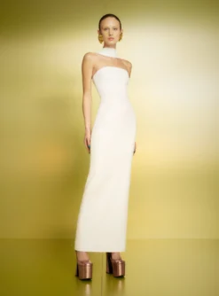 The Amari Maxi Dress In Cream -LARA SALES STORE 221020 SolaceLondon PF23 21 010 R1 scaled