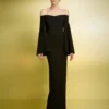 The Eliana Maxi Dress In Black
