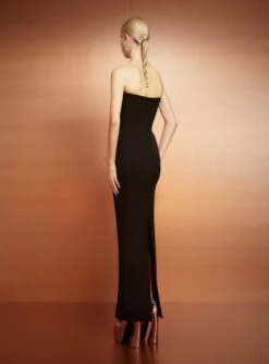 The Zuri Maxi Dress In Bright Green And Black -LARA SALES STORE 221021 SolaceLondon PF23 27 013 R1