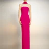 The Amari Maxi Dress In Fuchsia