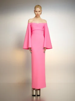 The Eliana Maxi Dress In Pink -LARA SALES STORE 221021 SolaceLondon PF23 40 020 R1 scaled