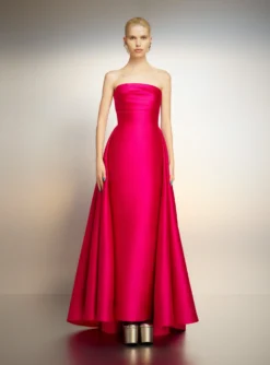 The Tiffany Maxi Dress In Cerise