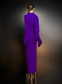 The Nella Maxi Dress In Amethyst -LARA SALES STORE 221024 SolaceLondon PF23 52 126 R1 scaled