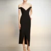The Karter Midi Dress In Black