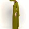 The Luisa Maxi Dress In Sweet Pea Green