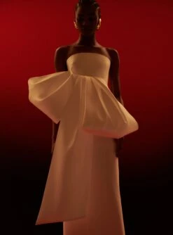 The Maeve Maxi Dress In Cream -LARA SALES STORE 230309 SolaceLondon RS23 12 050 R1