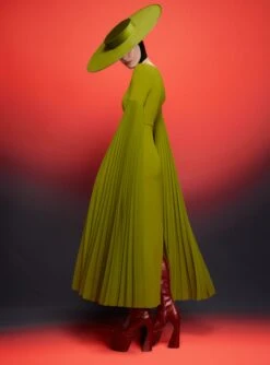 The Grace Maxi Dress In Sweet Pea Green -LARA SALES STORE 230309 SolaceLondon RS23 18 055 R1