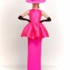 The Alda Maxi Dress In Hot Pink