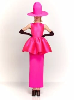 The Alda Maxi Dress In Hot Pink