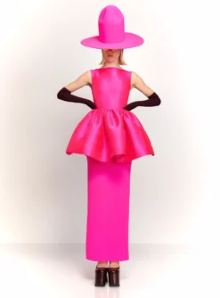 The Alda Maxi Dress In Hot Pink