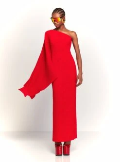 The Lillia Maxi Dress In Red
