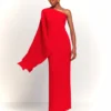 The Lillia Maxi Dress In Red