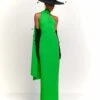 The Demi Maxi Dress In Bright Green