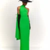The Demi Maxi Dress In Bright Green