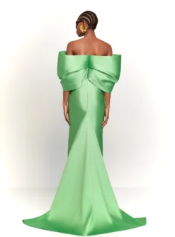 The Delphina Maxi Dress In Pistachio -LARA SALES STORE 230309 SolaceLondon RS23 32 089 R1 scaled