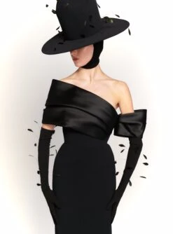 The Alexis Maxi Dress In Black -LARA SALES STORE 230309 SolaceLondon RS23 39 046 R1