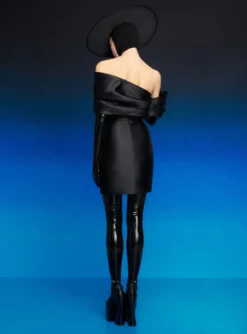 The Edda Mini Dress In Black -LARA SALES STORE 230309 SolaceLondon RS23 45 114 R1 scaled