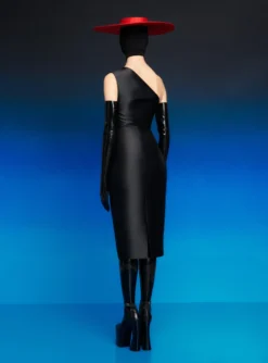 The Orla Midi Dress In Black -LARA SALES STORE 230309 SolaceLondon RS23 47 126 R1 scaled