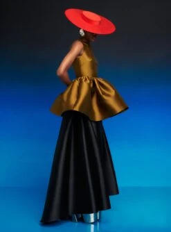 The Luciana Skirt In Black -LARA SALES STORE 230309 SolaceLondon RS23 51 054 R2