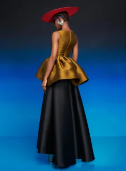 The Luciana Skirt In Black -LARA SALES STORE 230309 SolaceLondon RS23 51 105 R2 scaled