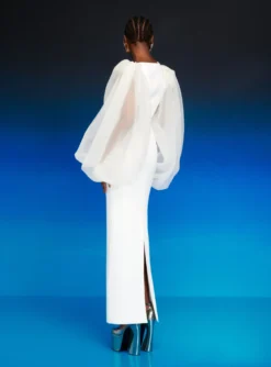 The Karla Maxi Dress In Cream -LARA SALES STORE 230309 SolaceLondon RS23 61 173 R1 scaled