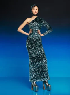 The Romy Maxi Dress Sequin -LARA SALES STORE 230309 SolaceLondon RS23 62 109 R1 scaled
