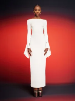 The Amalie Maxi Dress In Cream