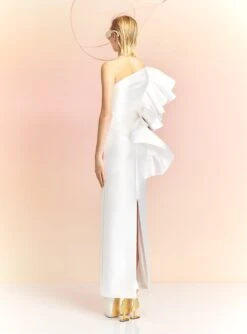 The Barney Maxi Dress In Cream -LARA SALES STORE BARNEY MAXI DRESS OS39009 CREAM 246 R1