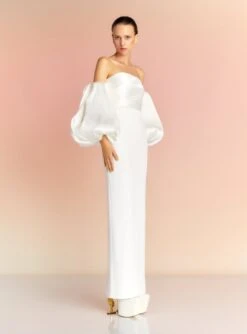 The Carmen Maxi Dress In Cream