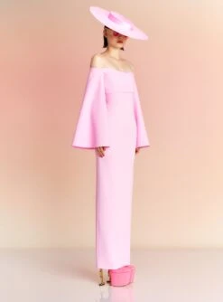 The Eliana Maxi Dress In Blush