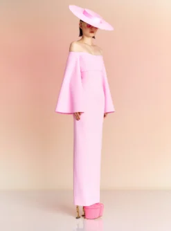 The Eliana Maxi Dress In Blush