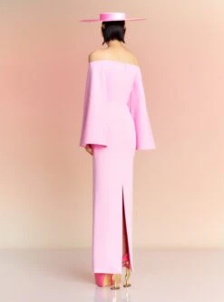 The Eliana Maxi Dress In Blush -LARA SALES STORE ELIANA MAXI DRESS OS36030 BLUSH 064 R1