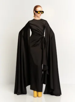 The Elya Maxi Dress In Black -LARA SALES STORE ELYA MAXI DRESS OS39022 BLACK 012 R1 scaled